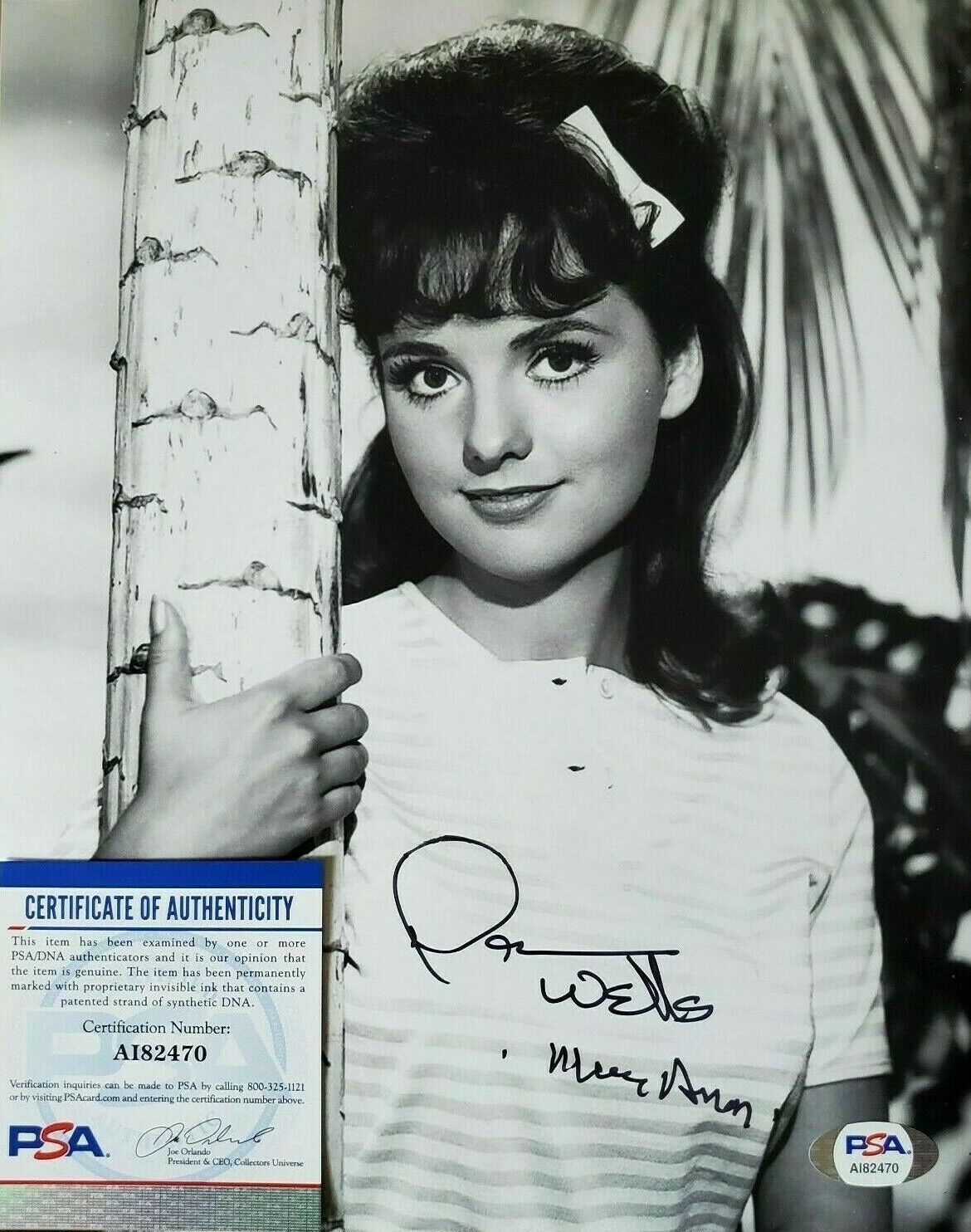 Dawn Wells Signed Autographed 8x10 Photo Poster painting COA PSA/DNA #AI82470