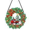 DIY Christmas Wreath Art Acylic Crystal Rhinestone Hanging Craft Kits