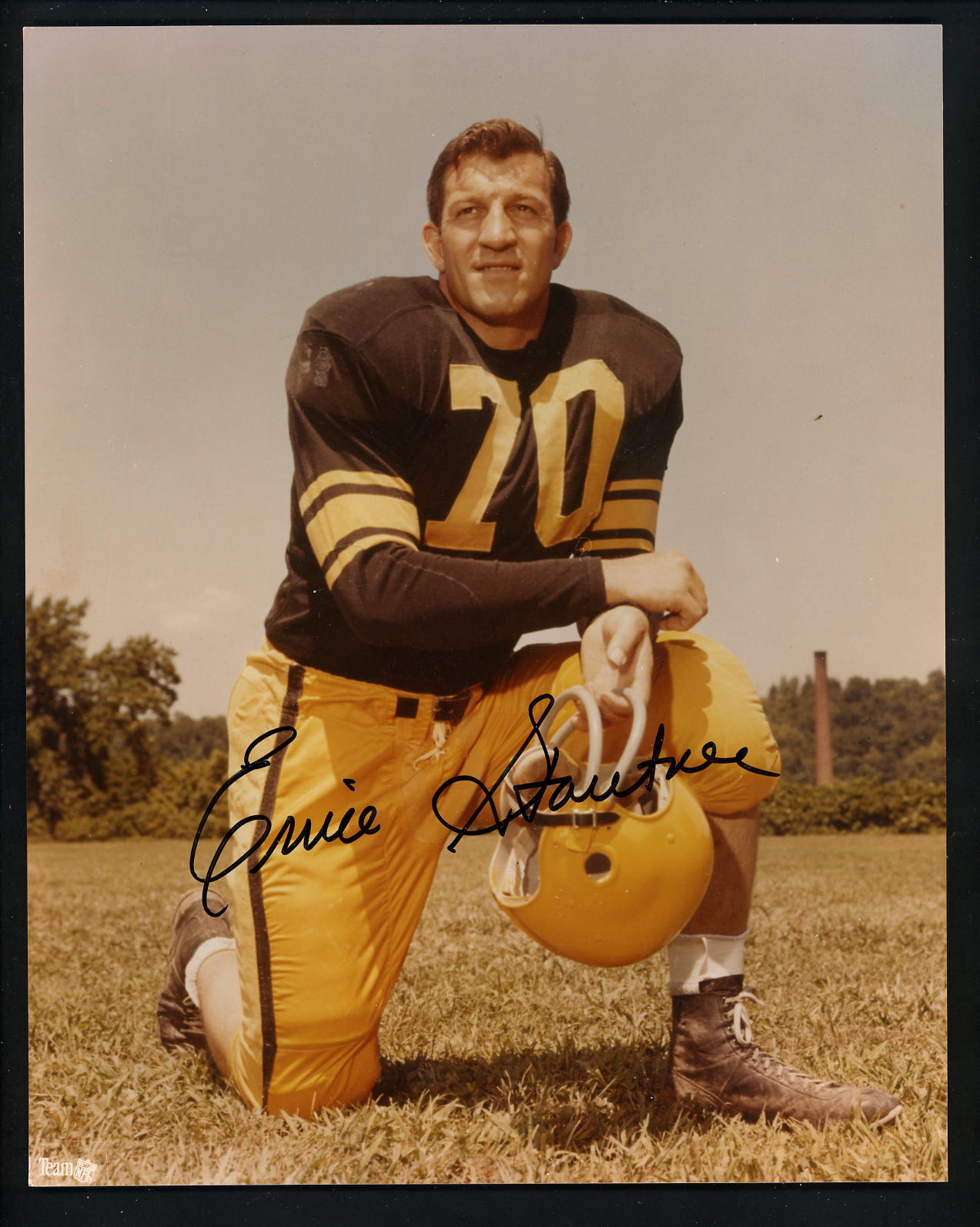 Ernie Stautner Signed Autographed 8x10 Photo Poster painting with JSA Authentication Steelers