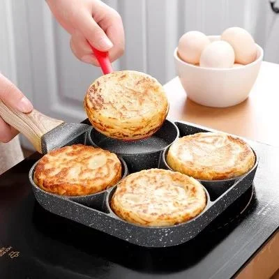 Four-Hole Frying Pot Pan