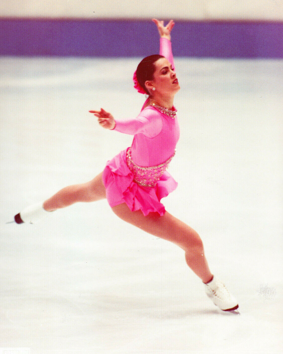 50 LOT VINTAGE NANCY KERRIGAN 8X10 Photo Poster paintingS LICENSED Photo Poster paintingFILE SKATING PINK DRESS