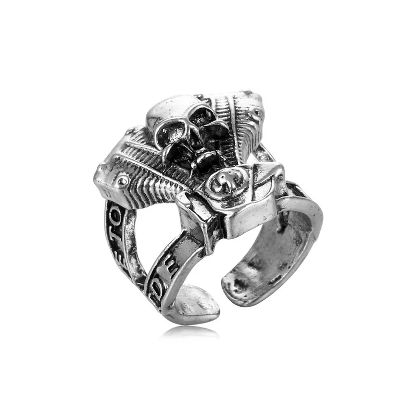 Hip-hop punk style ring