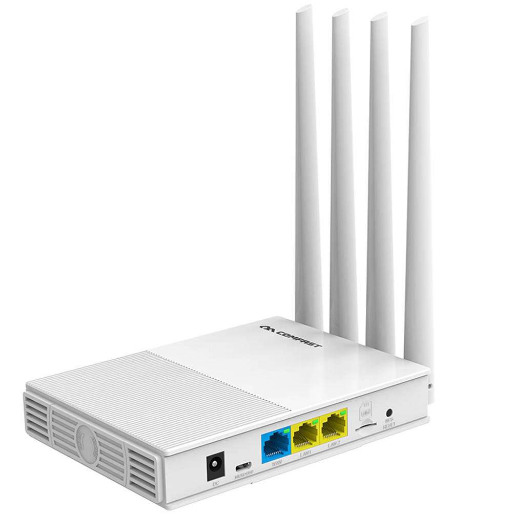 

Comfast E3 4G Lte 2.4Ghz Wifi Router 4 Antennas Sim Card Wireless Extender, 501 Original