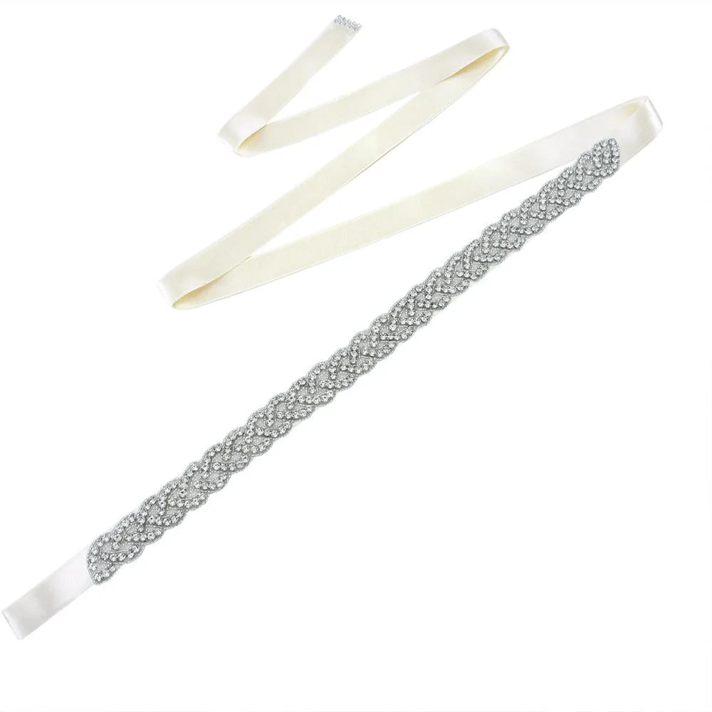 Fashionable Handmade Beaded Wedding Dress Jewelry Belt