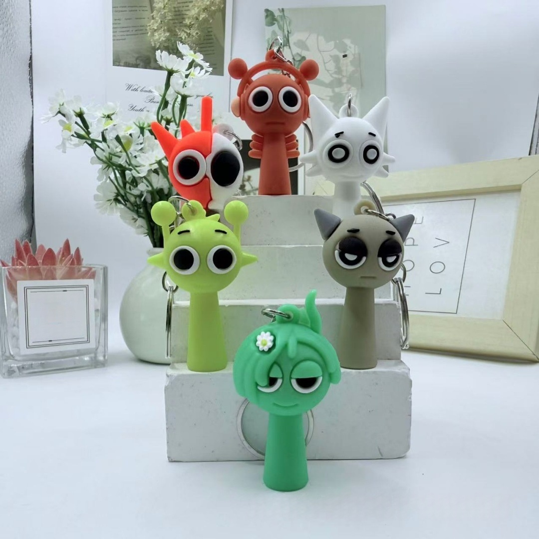 Sprunki Toys | Sprunki Handmade Figurines | Sprunki  Keychain