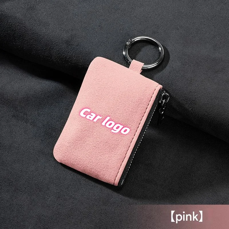 Car key suede anti-lost key bag