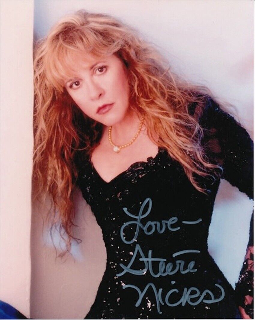 STEVIE NICKS Signed Photo Poster paintinggraph - Rock / Pop Singer FLEETWOOD MAC - Preprint