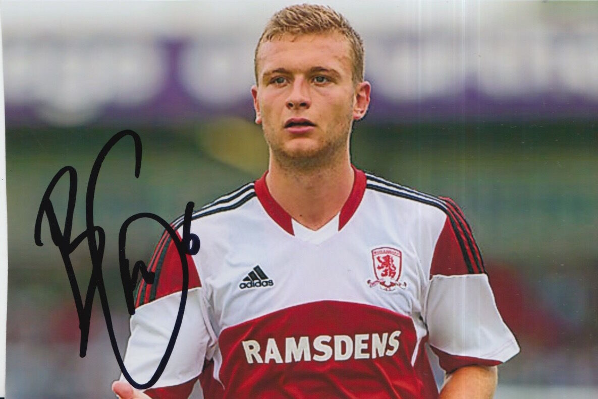 MIDDLESBROUGH HAND SIGNED BEN GIBSON 6X4 Photo Poster painting 2.