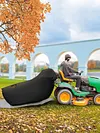 420D Oxford Cloth Garden Leaf Bag Leaf Collection Catcher for Riding Lawn Mowers