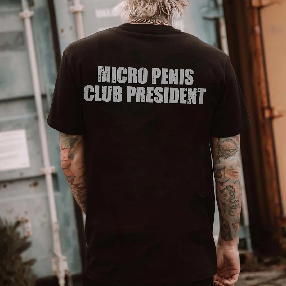Micro Penis Club President Printed Men's T-shirt -  