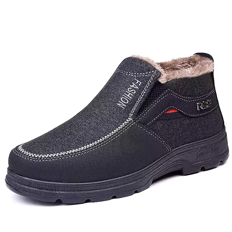 Letclo™ Padded Casual Mid-Top Warm Plush Boots letclo Letclo