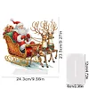 Diamond Painting Acrylic Christmas Santa & Elk Desktop Ornaments
