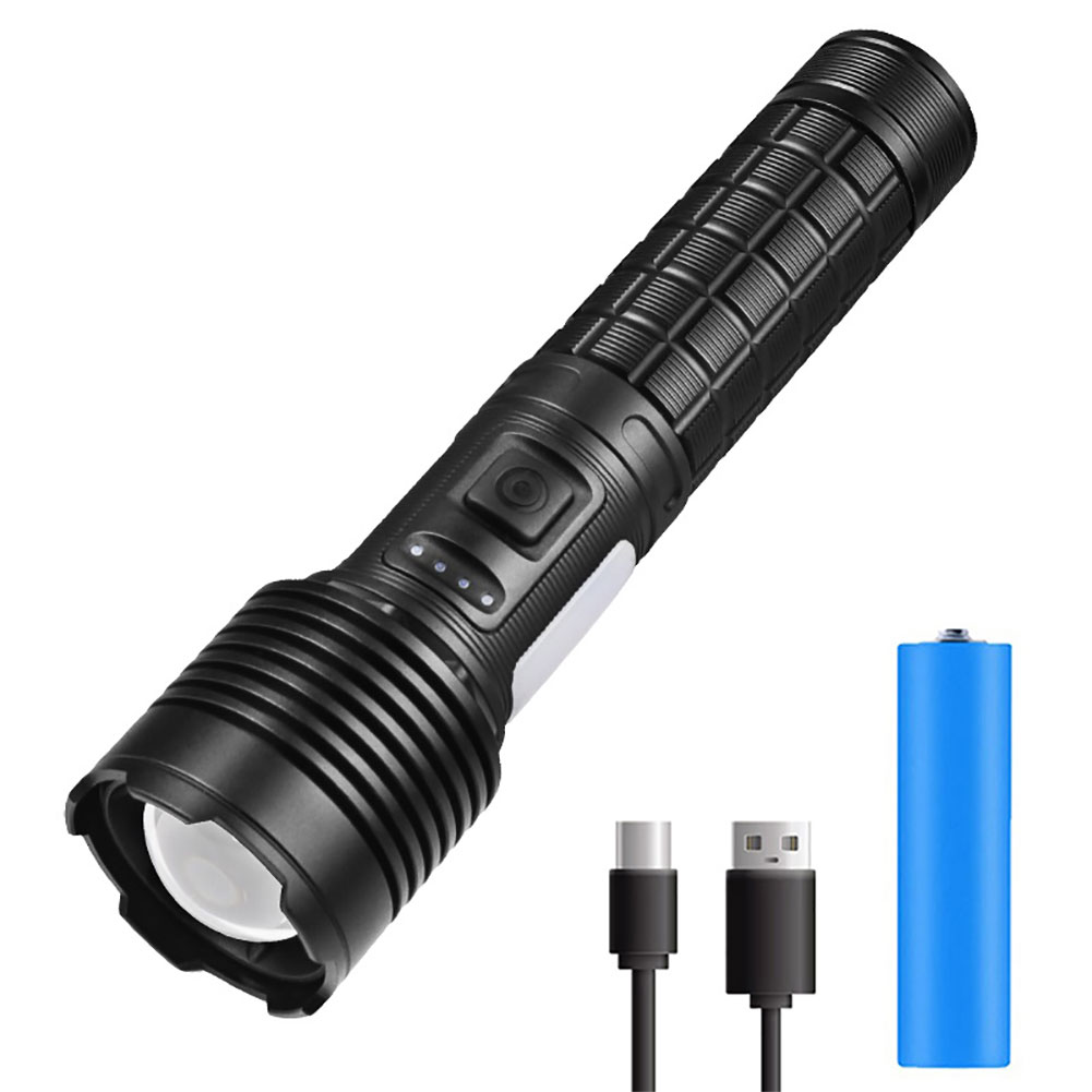 

Waterproof XHP50 LED Torch 1000lm Telescopic Zoom Lamp for Camping Hiking, 501 Original