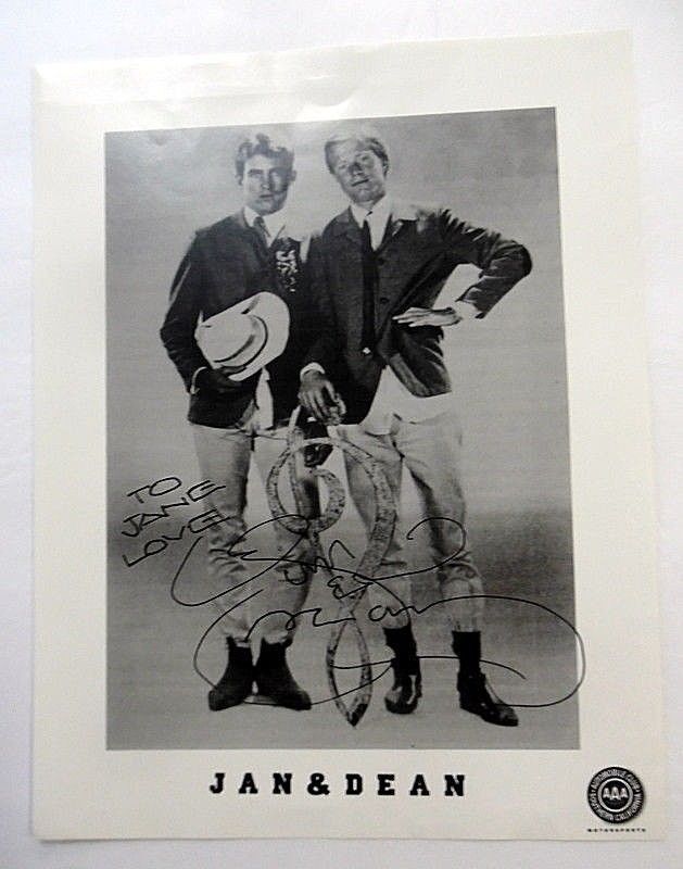 DEAN TORRENCE of JAN & DEAN Autographed 8x10 Photo Poster painting 50s ROCK Pop California PC816