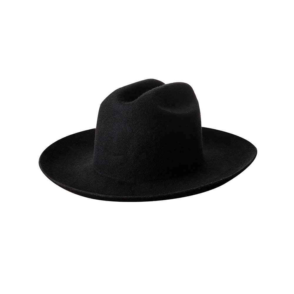 Terence Wool Felt Hat - Black