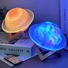 Saturn Ring Fantasy Bluetooth Speaker Desktop Ornament Planet Night Light Speaker