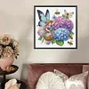 Blumenschmetterling - speziell geformte Diamond Painting - 30*30cm