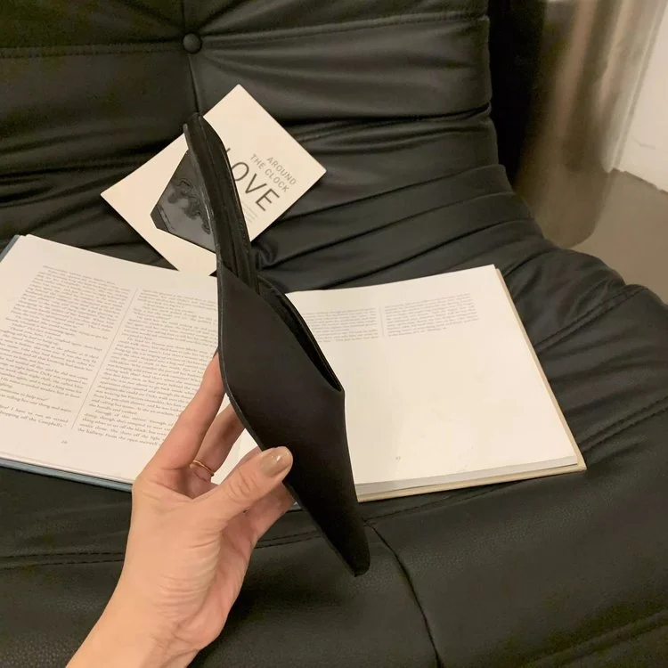 Yyvonne Drag Slippers Low And Back Half-Drag 2025 Summer New Baotou Cat With Casual Leopard-Print Cold Slippers