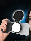 Magnetic Handheld Phone Selfie Stick BT Portable Photography Selfie Phone Grip Phone Holder Shooting Aid Compatible for iPhone for Magsafe & Android