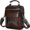 BAIGIO Schultertasche Herren Umh&auml;ngetasche Leder Herrentasche Vintage Crossbody Messenger Bag f&uuml;r Arbeit Reise Alltagsleben
