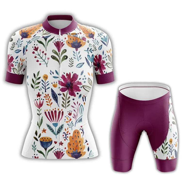 NEW! Garden Art | Women's Short Sleeve Cycling Set