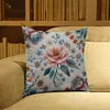 Spring Flower-11CT Stamped Cross Stitch Pillowcase 45*45cm tapestrymarket
