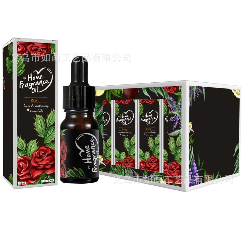 12 Pieces Humidifier Diffuser Dropper Aromatherapy Essential Oil Bedroom Relaxation Soothing Fragrance Source Factory 24 Flavor Plant Essential Oil