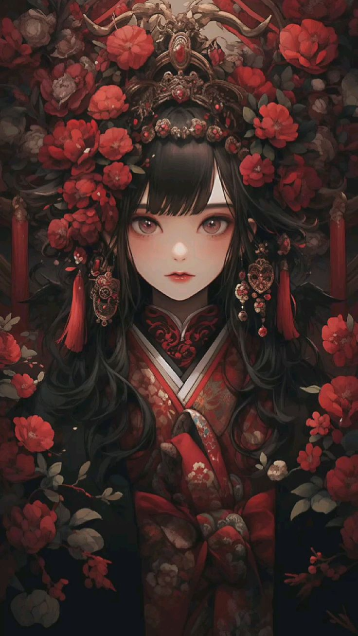 Anime Fantasy Girl 40*70cm 11CT Stamped Cross Stitch gbfke