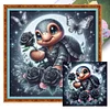 Rose Turtle-11CT Stamped Cross Stitch 40*40cm/15.75*15.75in tapestrymarket