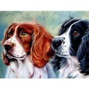 Dog Couple | Full Round Diamond Painting Kits
