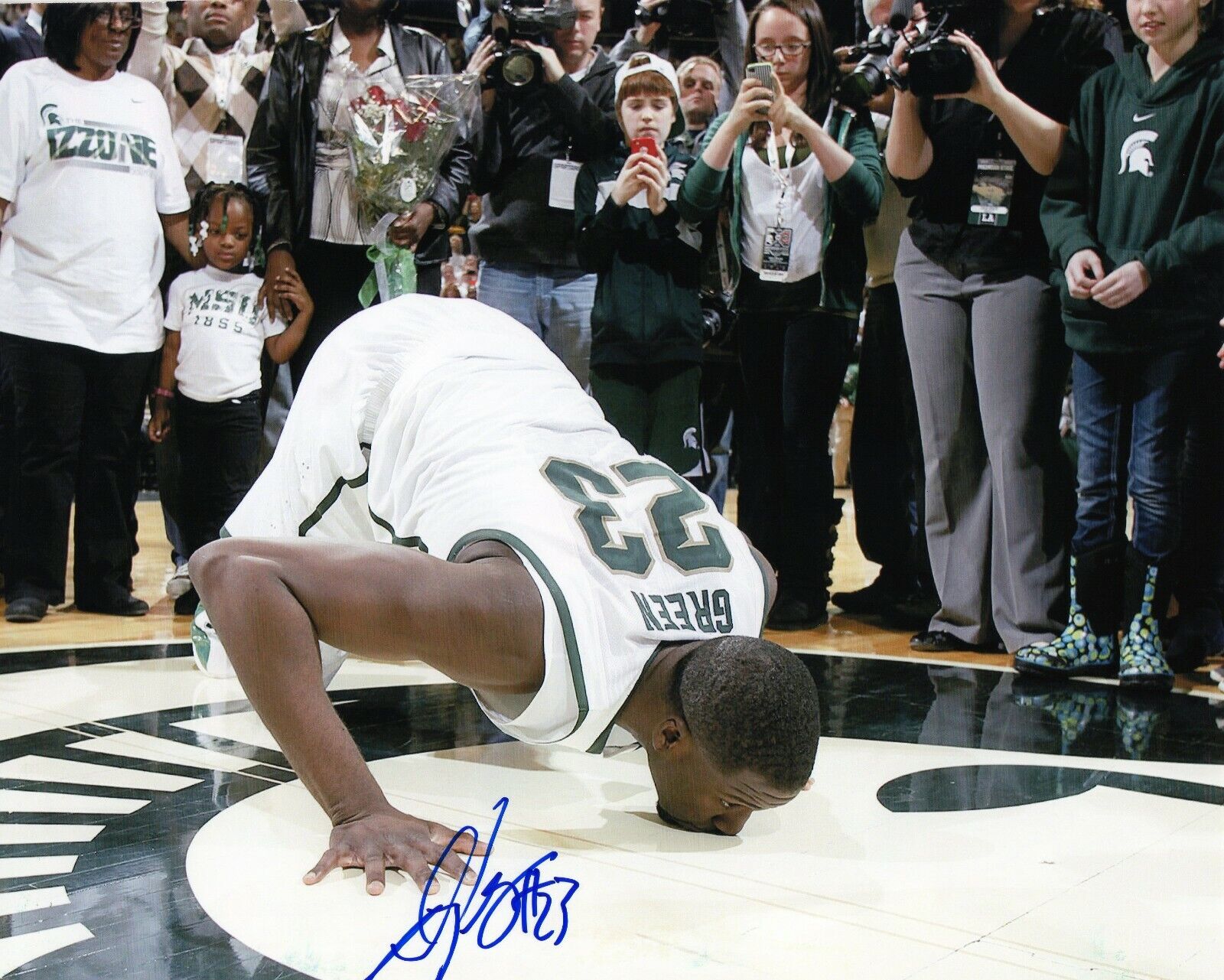 Draymond Green REPRINT autograph signed auto Photo Poster painting Michigan State basketball