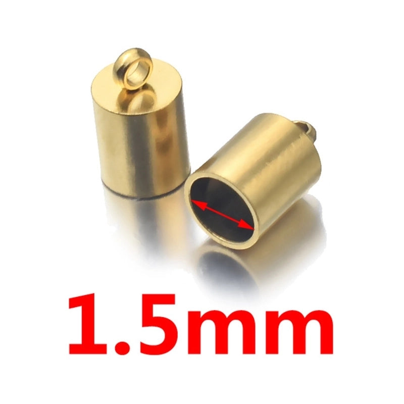 1 Piece Stainless Steel Solid Color Connection Buckle Minimalist