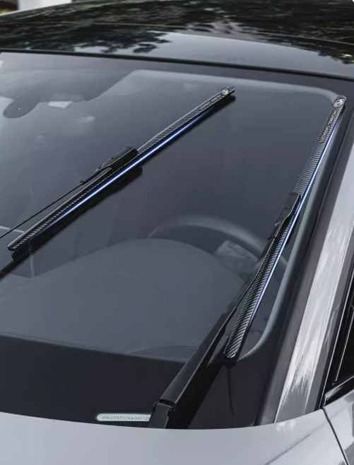 Carbon fiber pattern exclusive logo wiper(2PC)