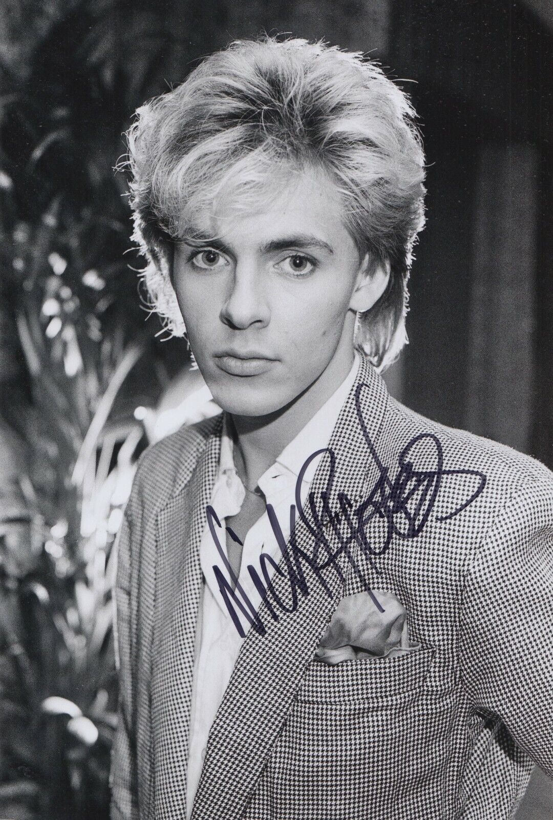 Nick Rhodes Hand Signed 12x8 Photo Poster painting Duran Duran Music Autograph 1