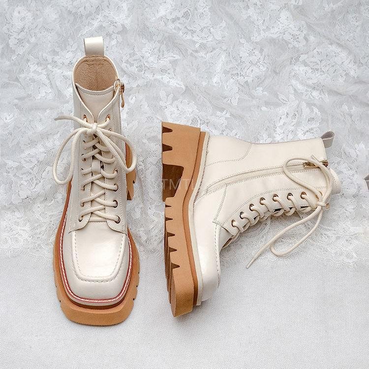 2022 New Ladies Fashion Shoes Women Boots Autumn Comfortable Feminine Thick Ankle Ytmtloy Round Toe Botines De Mujer Sexy