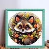 Raccoon-18CT Stamped Cross Stitch 25*25cm/9.84*9.84in tapestrymarket