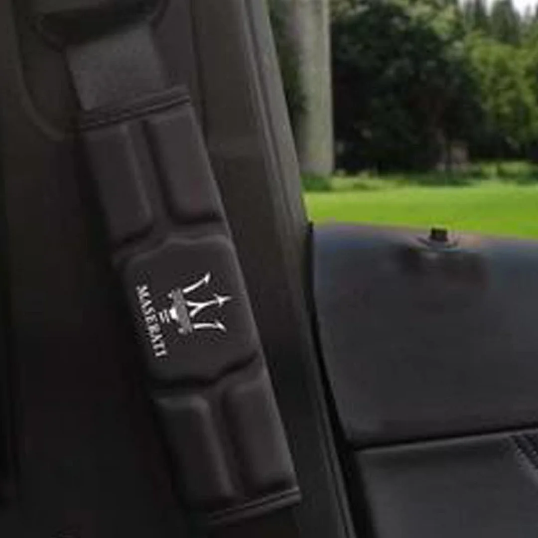 Car seat belt shoulder pads