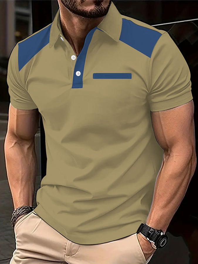 Men's Casual Golf Polo Shirt