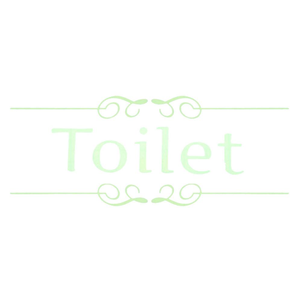 

Luminous Wall Stickers Bathroom Toilet Door Wall Glow Decals Home Decor(1, 501 Original