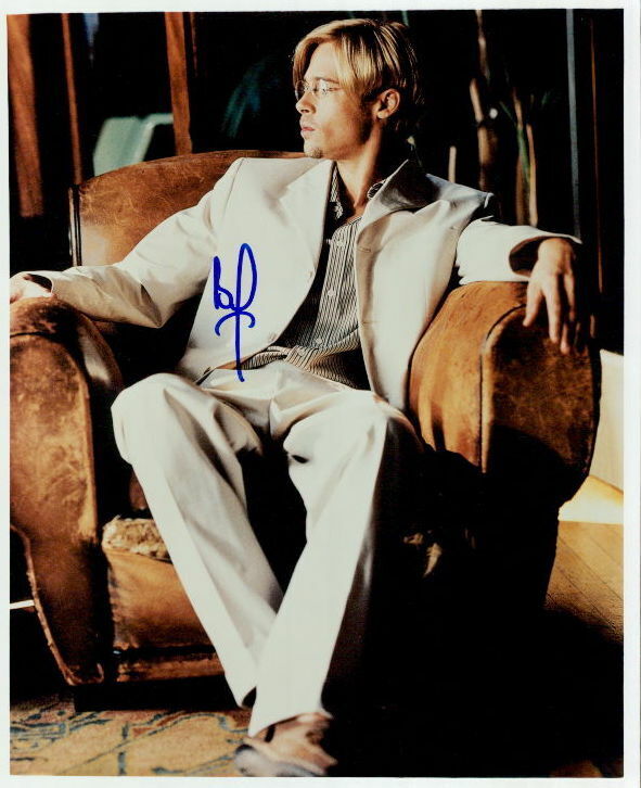 Brad Pitt signed 8x10 Photo Poster painting In-person