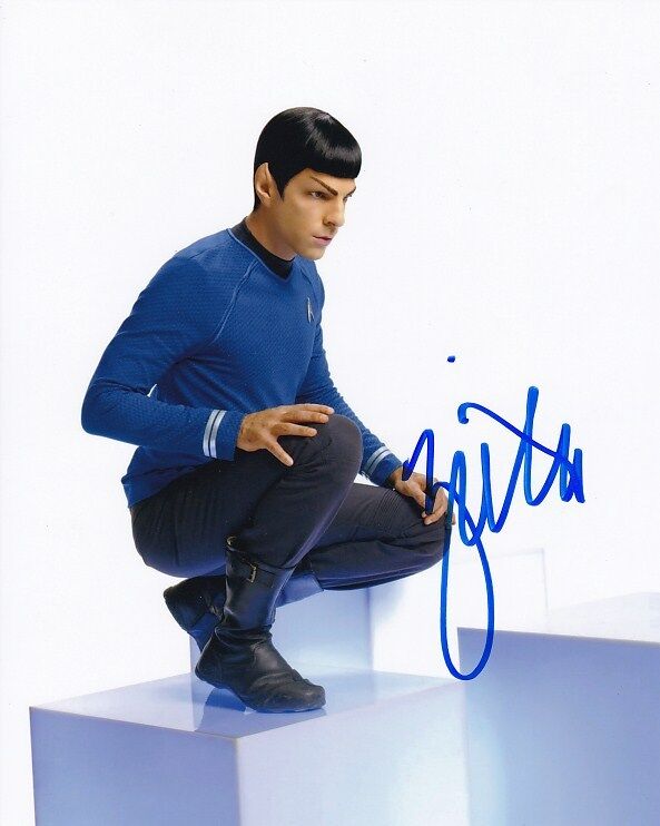 ZACHARY QUINTO signed autographed STAR TREK SPOCK Photo Poster painting