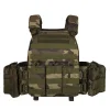Outdoor Weighted Plate Carrier Tactical Vests 1000 Oxford Cloth Military Training Plate Carrier