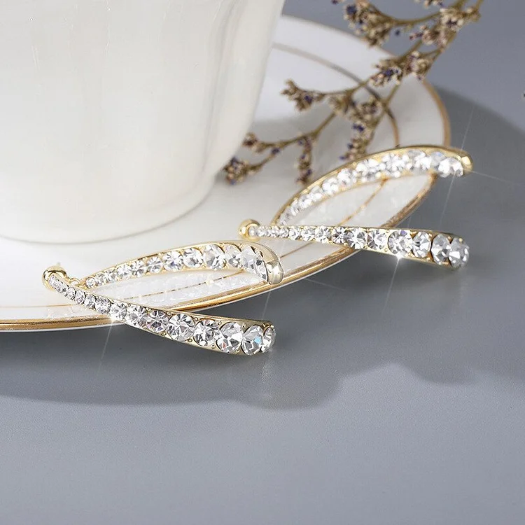LAST DAY 49% OFF--Cross Curved Earrings✨