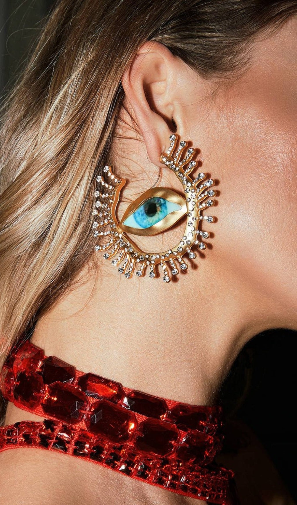 Ariella Crystal Heterochromia Earrings