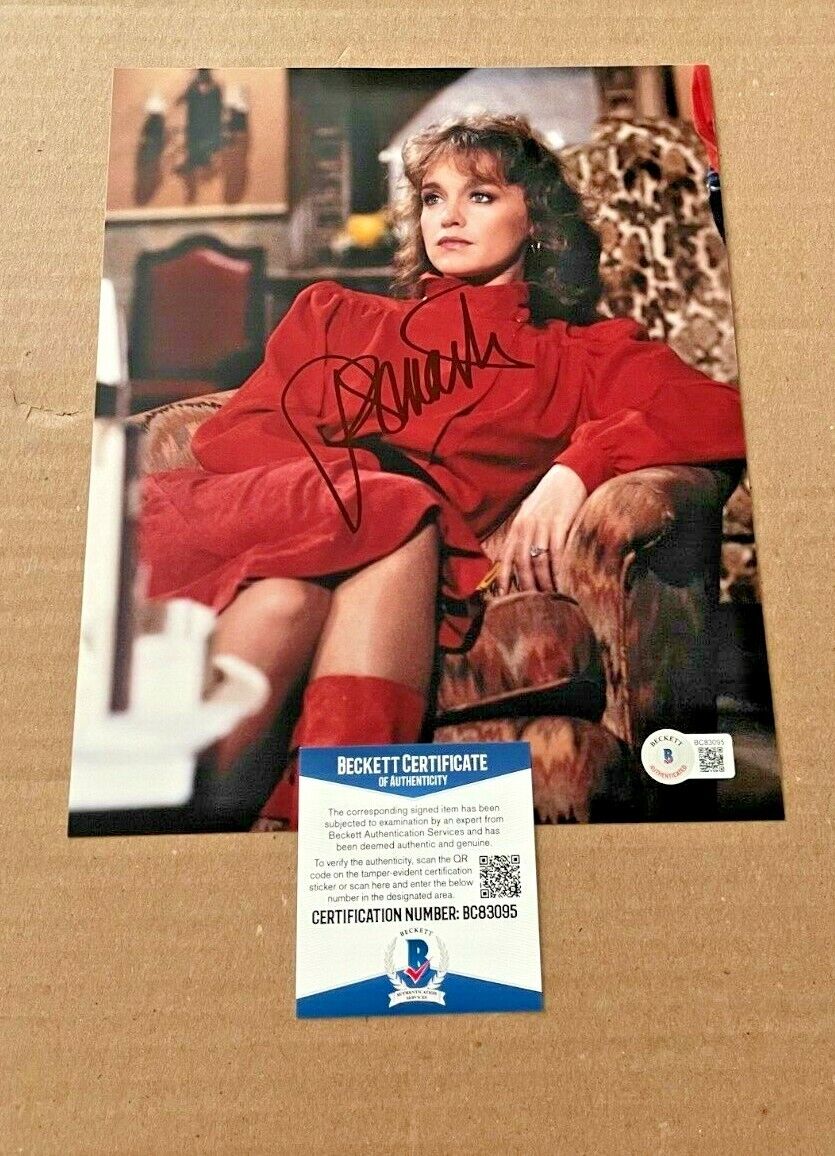 PAMELA SUE MARTIN SIGNED DYNASTY 8X10 Photo Poster painting BECKETT CERTIFIED BAS