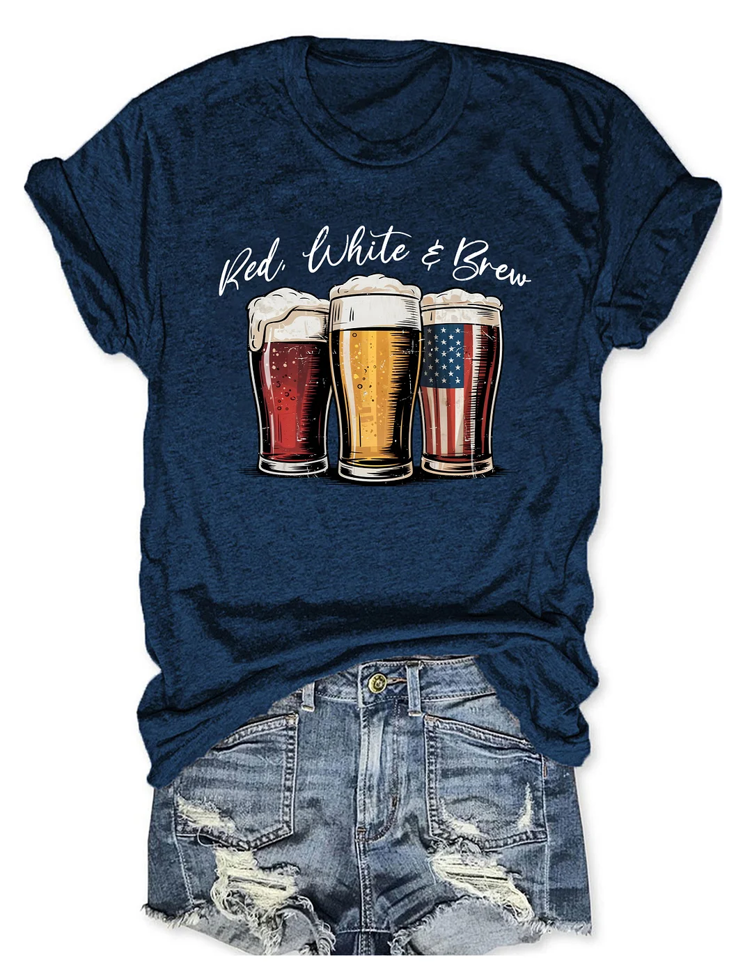Red White And Brew T-shirt