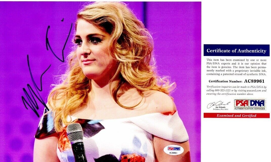 Meghan Trainor Signed Autographed Singer 8x10 inch Photo Poster painting with PSA/DNA COA