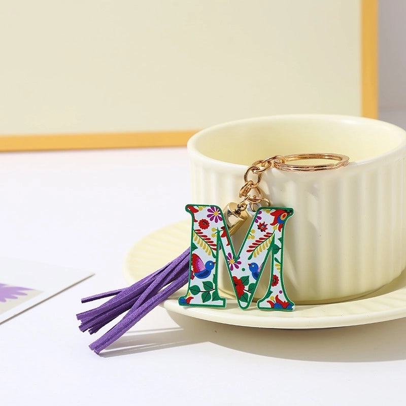 Elegant Streetwear Letter Pu Leather Alloy Women’s Bag Pendant Keychain