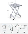 Aluminum Alloy Portable Outdoor Folding Stool