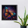 Diamond Painting-Square AB Drill Flower Butterfly(35*35CM)